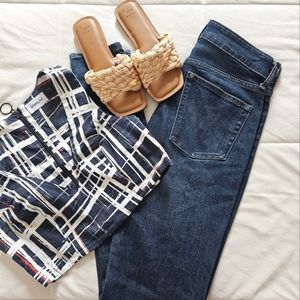 Dark blue skinny jeans by H&M